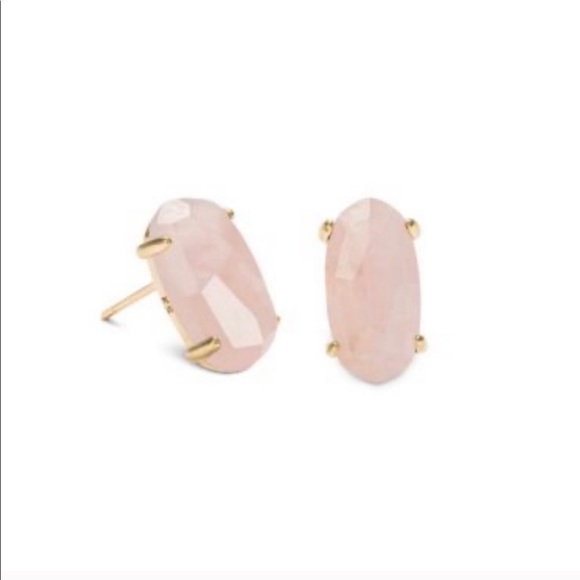 Kendra Scott Jewelry - Kendra Scott Betty rose quartz post earrings